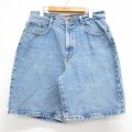 W34★古着 STRUCTURE ショート パンツ ショーツ メンズ 90年代 90s コットン USA製 ブルー デニム 26jun04