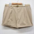 W38★古着 ショート パンツ ショーツ メンズ 90年代 90s USA製 ベージュ 26jun09