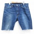 リーバイス513 ショートパンツ ヒゲ ネイビー 実寸W36 | 古着