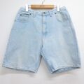 実寸W34 90s ショートパンツ デニム ライトブルー | 古着