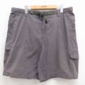コロンビア ショートカーゴパンツ グレー メンズ実寸W35 | 古着