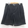 ラルフローレン 90s ショートパンツ TYLER ブラック 実寸W32 | 古着