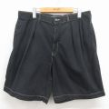 ラルフローレン ショートパンツ ワンポイントロゴ ブラック 実寸W34 | 古着