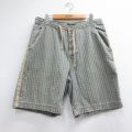 アメリカンイーグル 00s ショートパンツ ベージュチェック 実寸W32 | 古着