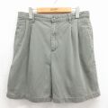 トミーヒルフィガー 90s ショートパンツ ワンポイントロゴ カーキ 実寸W34 | 古着