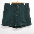 ラルフローレン 90s ショートパンツ ワンポイントロゴ グリーン 実寸W33 | 古着