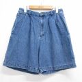 トミーヒルフィガー 90s ショートパンツ ワンポイントロゴ ネイビー 実寸W32 | 古着