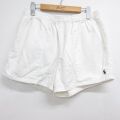 ラルフローレン 90s ショートパンツ ワンポイントロゴ ホワイト 実寸W33 | 古着