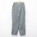 W33★古着 ナイロン パンツ メンズ STEARNS グレー 内側メッシュ 25jul14 中古 ボトムス ロング