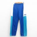 W32★古着 ナイキ NIKE スウェット パンツ メンズ 90年代 90s ワンポイントロゴ マルチカラー 青他 ブルー 【spe】 25aug06 中古 ボトムス ロング