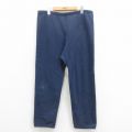 W34★古着 チャンピオン Champion スウェット パンツ メンズ 90年代 90s 無地 USA製 紺 ネイビー 25aug06 中古 ボトムス ロング
