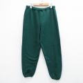 W36★古着 ラッセル スウェット パンツ メンズ 90年代 90s 無地 USA製 緑 グリーン 【spe】 25oct02 中古 ボトムス ロング