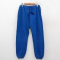 W33★古着 スウェット パンツ メンズ 80年代 80s 無地 USA製 青 ブルー 25oct18 中古 ボトムス ロング