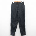 W32★古着 ナイキ NIKE ナイロン パンツ メンズ 90年代 90s ワンポイントロゴ 黒 ブラック 【spe】 25oct18 中古 ボトムス ロング