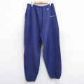 W37★古着 チャンピオン champion スウェット パンツ メンズ 90年代 90s ワンポイントロゴ USA製 紺 ネイビー 25oct28 中古 ボトムス ロング