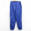 W34★古着 ナイキ NIKE ナイロン パンツ メンズ 90年代 90s ワンポイントロゴ 青 ブルー 25oct28 中古 ボトムス ロング
