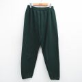 W36★古着 フルーツオブザルーム スウェット パンツ レディース  80年代 80s 無地 緑 25nov27