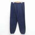 W35★古着 スウェット パンツ メンズ 90年代 90s 無地 USA製 紺 26jan24