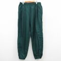 W34★古着 ナイキ NIKE ナイロン パンツ メンズ 00年代 00s ワンポイントロゴ 緑 26feb09