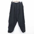 W38★古着 ミリタリー ナイロン パンツ メンズ 00年代 00s 無地 黒 内側メッシュ【spe】 26feb26