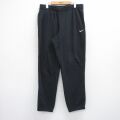 W36★古着 ナイキ NIKE スウェット パンツ メンズ ワンポイントロゴ 黒 26mar10