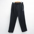 W32★古着 ナイキ NIKE スウェット パンツ メンズ ワンポイントロゴ 黒 26mar19