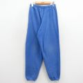 W32★古着 オシュコシュ スウェット パンツ メンズ 90年代 90s 無地 コットン USA製 青 26mar23