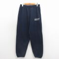 W32★古着 スウェット パンツ メンズ 90年代 90s ミリタリー USネイビー USA製 紺 26apr30