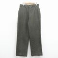 W31★古着 ビンテージ ミリタリー パンツ メンズ 60年代 60s 濃緑 26feb10