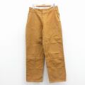 W31★古着 レッドヘッド ビンテージ ハンティング パンツ メンズ 70年代 70s ダブルニー ダック地 タロン 茶 26feb10
