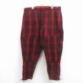 W42★古着 ウールリッチ ビンテージ ハンティング パンツ メンズ 50年代 50s コの字留め 大きいサイズ タロン エンジ他 チェック 26feb10