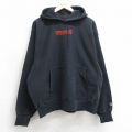 XL★古着 長袖 チャンピオン Champion リバースウィーブ パーカー メンズ サウスハードリー 大きいサイズ 黒 ブラック 25mar17 中古 スウェット スエット トレーナー トップス