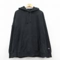 XL★古着 長袖 チャンピオン Champion リバースウィーブ パーカー メンズ ROLFE 大きいサイズ 黒 ブラック 25apr09 中古 スウェット スエット トレーナー トップス