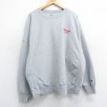 XL★古着 長袖 チャンピオン Champion リバースウィーブ メンズ 00年代 00s アトランティック 大きいサイズ クルーネック グレー 霜降り 25apr12 中古 スウェット スエット トレーナー トップス