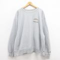 【20%OFF】XL★古着 長袖 チャンピオン Champion リバースウィーブ メンズ 00年代 00s CASEYS 大きいサイズ クルーネック グレー 霜降り 25sep20 中古 スウェット スエット トレーナー トップス