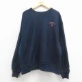 XL★古着 長袖 チャンピオン Champion リバースウィーブ メンズ 00年代 00s CENTENNIAL 大きいサイズ クルーネック 紺【spe】 26jan23