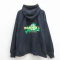 XL★古着 長袖 チャンピオン Champion リバースウィーブ パーカー メンズ 00年代 00s BRUNOS 黒【spe】 26feb28