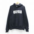 XL★古着 長袖 チャンピオン Champion リバースウィーブ パーカー メンズ CROSSFIT 大きいサイズ 黒 26mar06