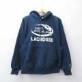 L★古着 長袖 チャンピオン Champion リバースウィーブ パーカー メンズ 00年代 00s SAINT ANSELM 紺 26apr02