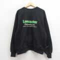 XL★古着 長袖 チャンピオン Champion リバースウィーブ メンズ 00年代 00s プレミアム クルーネック 黒 26apr17