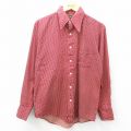 L★古着 長袖 シャツ メンズ 70年代 70s えんじ系他 ドット 25may09 中古 トップス