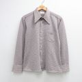 マルボロ 70s 長袖シャツ ブラウンチェック M | 古着