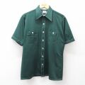 L★古着 アロー 半袖 シャツ メンズ 70年代 70s 緑【spe】 26apr27