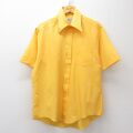 L★古着 Kマート 半袖 シャツ メンズ 70年代 70s 黄 26apr27