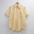 70s 半袖シャツ 総柄 イエロー L | 古着