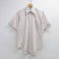 70s 半袖シャツ 花柄 ホワイト L | 古着