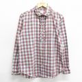 L★古着 ブルックスブラザーズ BROOKS BROTHERS 長袖 ブランド シャツ メンズ 90年代 90s コットン 白他 ホワイト チェック 24oct23 中古 トップス