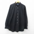 ラルフローレン 90s 長袖シャツ ワンポイントロゴ ブラック XL | 古着
