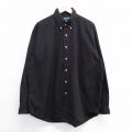 ラルフローレン 90s 長袖シャツ ワンポイントロゴ ブラック XL | 古着