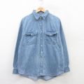 ギャップ 00s 長袖シャツ ネイビー XL | 古着